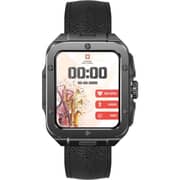 Swiss Military ALPS 2 Smartwatch Black With Black Leather Strap