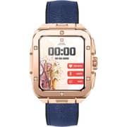 Swiss Military ALPS 2 Smartwatch with Blue Leather Strap - Rose Gold