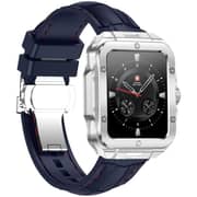 Swiss Military ALPS 2 Smartwatch Silver With Blue Silicon Strap