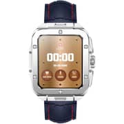 Swiss Military ALPS 2 Smartwatch Silver With Blue Silicon Strap