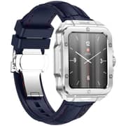 Swiss Military ALPS 2 Smartwatch Silver With Blue Silicon Strap