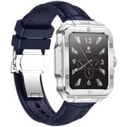 Swiss Military ALPS 2 Smartwatch Silver With Blue Silicon Strap