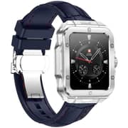 Swiss Military ALPS 2 Smartwatch Silver With Blue Silicon Strap