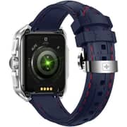 Swiss Military ALPS 2 Smartwatch Silver With Blue Silicon Strap