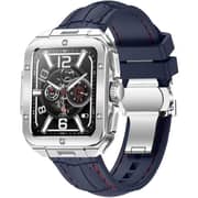 Swiss Military ALPS 2 Smartwatch Silver With Blue Silicon Strap