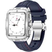 Swiss Military ALPS 2 Smartwatch Silver With Blue Silicon Strap