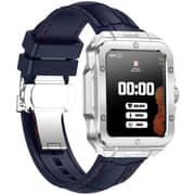 Swiss Military ALPS 2 Smartwatch Silver With Blue Silicon Strap