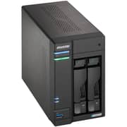 Asustor Lockerstor 2 Gen2 (2021) Tower PC - Intel Celeron N5105 / 8GB EMMC / 4GB RAM / Black - [AS6702T]