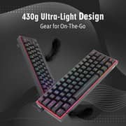 Redragon Fizz Pro Bluetooth Mechanical Gaming Keyboard- K616-RGB