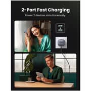 Ugreen Nexode GaN 2 Ports Wall Charger 45 Watts Space Grey