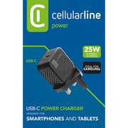 Cellularline USB-C Adapter 25W Black