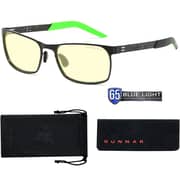 Gunnar Rectangle Black/Green Razer FPS Edition Gaming Glasses RZR-30006