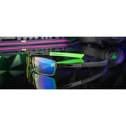 Gunnar Rectangle Black/Green MOBA Edition Gaming Glasses RZR-30007