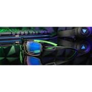 Gunnar Rectangle Black/Green RPG Edition Gaming Glasses RZR-30001