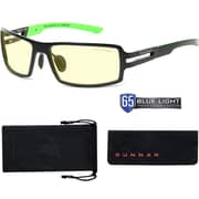 Gunnar Rectangle Black/Green RPG Edition Gaming Glasses RZR-30001