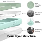 Elago Liquid Silicone Case Aqua Sky iPhone 14