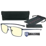 Gunnar Rectangle Midnight Blue Mendocino Gaming Glasses TTM-11601