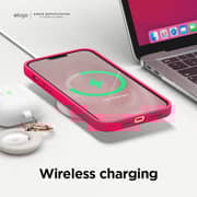 Elago Liquid Silicone Case Neon Hot Pink iPhone 13 Pro Max
