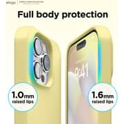 Elago Liquid Silicone Case Yellow iPhone 14 Pro Max