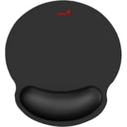 Genius Soft Mouse Pad With Wrist Rest Black