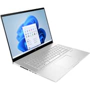 HP Envy (2022) Laptop - 12th Gen / Intel Core i9-12900H / 16inch / 1TB SSD / 32GB RAM / 6GB NVIDIA GeForce RTX 3060 Graphics / Win11 Home / English & Arabic Keyboard / Natural Silver / Middle East Version - [16-H0057NE] + M27fw Monitor + 230 KB & Mouse
