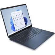 HP Spectre x360 2-in-1 (2022) Laptop - 12th Gen / Intel Core i7-1255U / 13.5inch OLED / 1TB SSD / 16GB RAM / Shared Intel Iris Xe Graphics / Win11 Home / English & Arabic Keyboard / Blue / Middle East Version -[14EF0014NE] + M27fw Monitor + 230 KB & Mouse