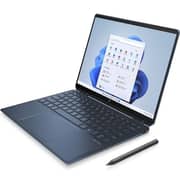 HP Spectre x360 2-in-1 (2022) Laptop - 12th Gen / Intel Core i7-1255U / 13.5inch OLED / 1TB SSD / 16GB RAM / Shared Intel Iris Xe Graphics / Win11 Home / English & Arabic Keyboard / Blue / Middle East Version -[14EF0014NE] + M27fw Monitor + 230 KB & Mouse