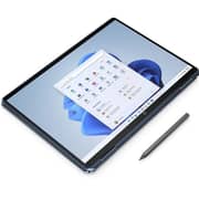 HP Spectre x360 2-in-1 (2022) Laptop - 12th Gen / Intel Core i7-1255U / 13.5inch OLED / 1TB SSD / 16GB RAM / Shared Intel Iris Xe Graphics / Win11 Home / English & Arabic Keyboard / Blue / Middle East Version -[14EF0014NE] + M27fw Monitor + 230 KB & Mouse