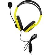 Keendex KX3002 Wired Over Ear Gaming Headphone Black/Yellow