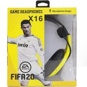 Keendex KX3002 Wired Over Ear Gaming Headphone Black/Yellow