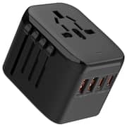 Maxguard Universal Travel Adapter Black