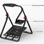 PXN Racing Wheel Stand With Gear Black