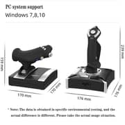 PXN Flight Simulation Controller Black