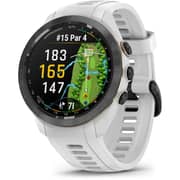 Garmin 010-02746-10 Approach S70 Smart Watch Black Bezel With White Band White