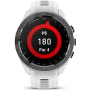 Garmin 010-02746-10 Approach S70 Smart Watch Black Bezel With White Band White