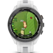 Garmin 010-02746-10 Approach S70 Smart Watch Black Bezel With White Band White