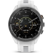 Garmin 010-02746-10 Approach S70 Smart Watch Black Bezel With White Band White