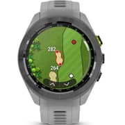 Garmin 010-02746-11 Approach S70 Smart Watch Black Bezel With Powder Grey Band Grey