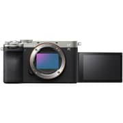 Sony Alpha a7C II Full Frame Mirrorless Camera Body Silver - ILCE7CLM2/S + Sony SEL2860 Lens Black