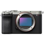 Sony Alpha a7CR 4K and 61MP Full-Frame Mirrorless Digital Camera Body - Silver