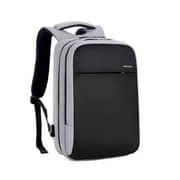 Meinaili Waterproof Laptop Backpack 15.6-Inch With Usb Charging Port ,1802 - Gray