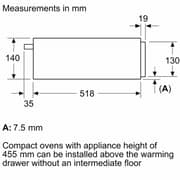 Siemens Built In Warming Drawer BI710C1B1B