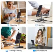 Protect 3-in-1 Wireless Charger Space Grey With Magnetic Phone Stand Space Grey