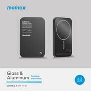 Momax Magnetic Wireless USB-C Power Bank Black