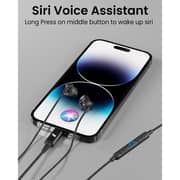 Remson RM-HF14 Wired Stereo In Ear Earphones Black