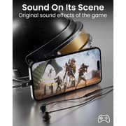 Remson RM-HF14 Wired Stereo In Ear Earphones Black