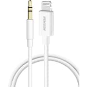 Remson Lightning To 3.5 mm Aux Cable 1.2m White