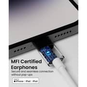 Remson Lightning To 3.5 mm Aux Cable 1.2m White