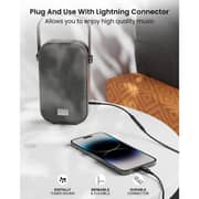 Remson Lightning To 3.5 mm Aux Cable 1.2m Black