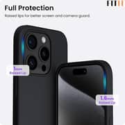 FITIT Magnetic Silicone Case for iPhone 13 ProMax 6.7-Inch, Compatible with all MagSafe accessories, Silky-Soft Touch Full-Body Protective Phone Case, Shockproof Cover - Black
